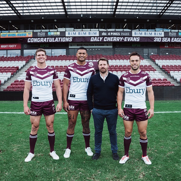 Ebury becomes Manly-Warringah Sea Eagles Match-Day jersey sponsor Ebury becomes Manly-Warringah Sea Eagles Match-Day jersey sponsor