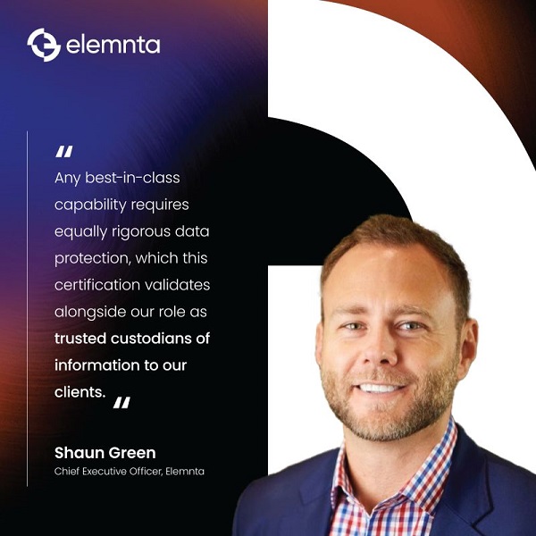 Elemnta achieves ISO 27001 Certification, ensuring robust information security Elemnta achieves ISO 27001 Certification, ensuring robust information security
