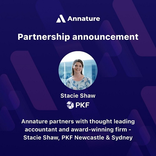 Annature partners with Stacie Shaw, Partner of PKF Newcastle & Sydney Annature partners with Stacie Shaw, Partner of PKF Newcastle & Sydney