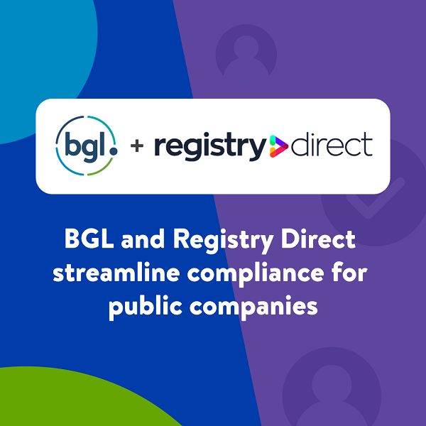 BGL and Registry Direct streamline compliance for public companies BGL and Registry Direct streamline compliance for public companies